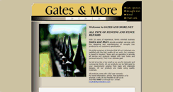 Desktop Screenshot of gatesandmore.net