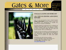 Tablet Screenshot of gatesandmore.net